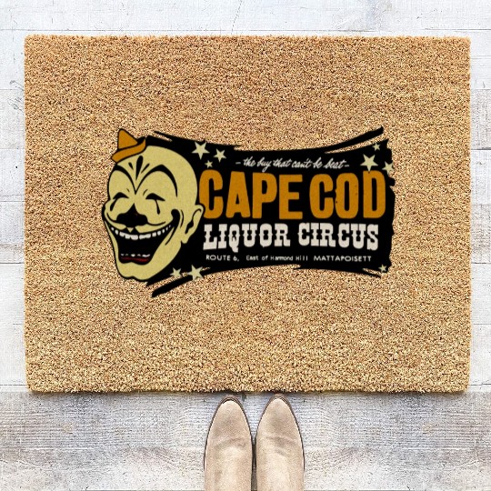 Vintage Clown Liquor Store Coir Doormats