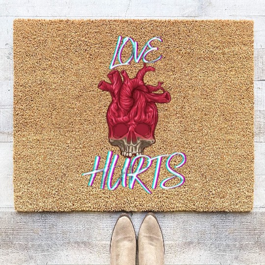 Love Hurts Coir Doormats