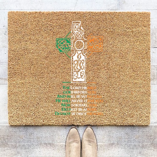 Celtic cross Coir Doormats