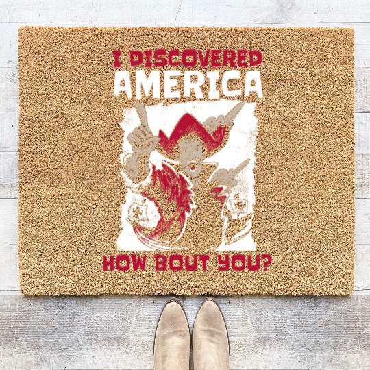 Columbus Day 1492 Coir Doormats