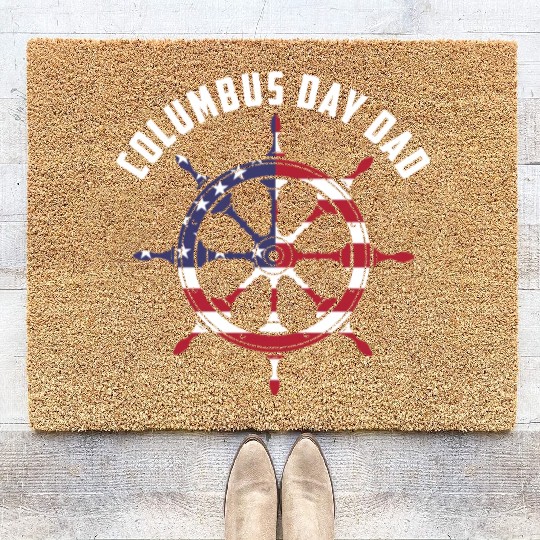 Columbus Day 1492 Coir Doormats