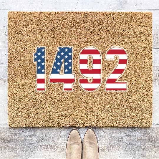 Columbus Day 1492 Coir Doormats