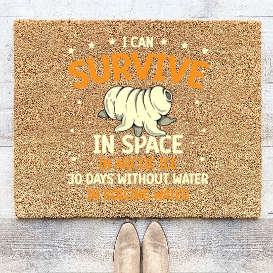 Moss Piglet Science Biology Tardigrade Lover Coir Doormats