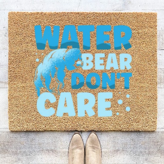 Moss Piglet Science Biology Tardigrade Lover Coir Doormats