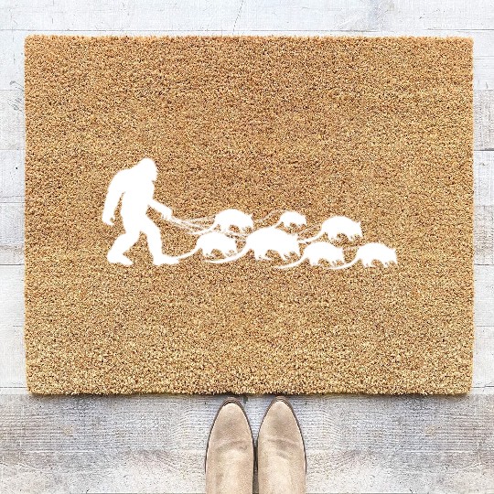 Bigfoot Armadillos Coir Doormats