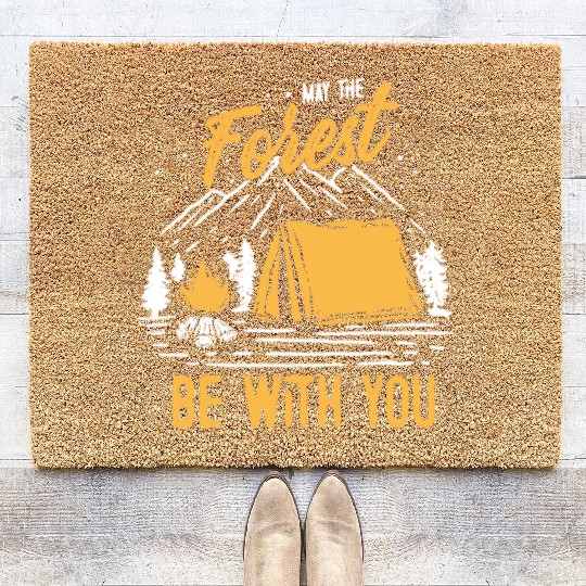 May The Forest Be With You Coir Doormats