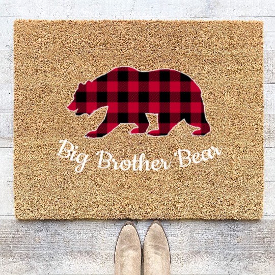 Big Brother Bear Coir Doormats
