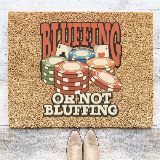 Poker Casino Poker Player Gambling Roulette Coir Doormats