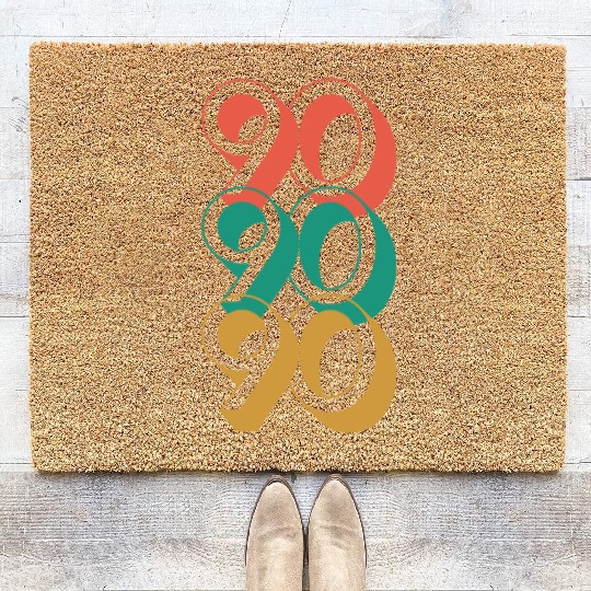 Retro 90s Coir Doormats