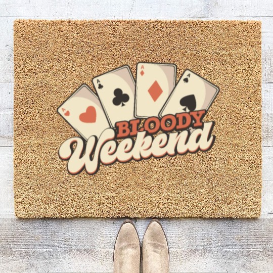 Poker Casino Poker Player Gambling Roulette Coir Doormats