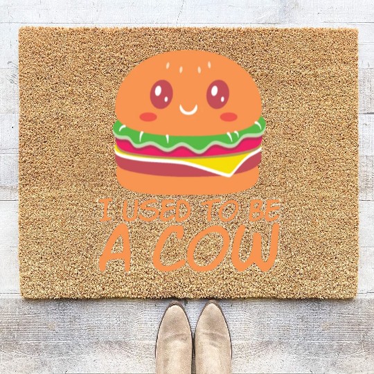 I Used To Be A Cow Coir Doormats