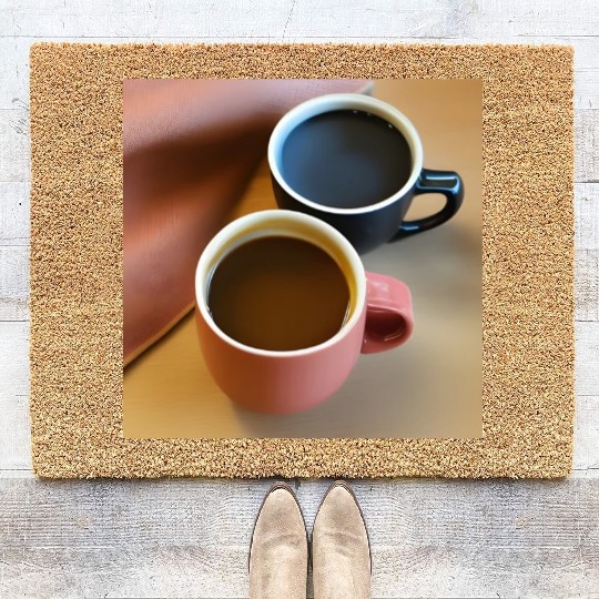 Coffee mugs for coffee drinkers Coir Doormats