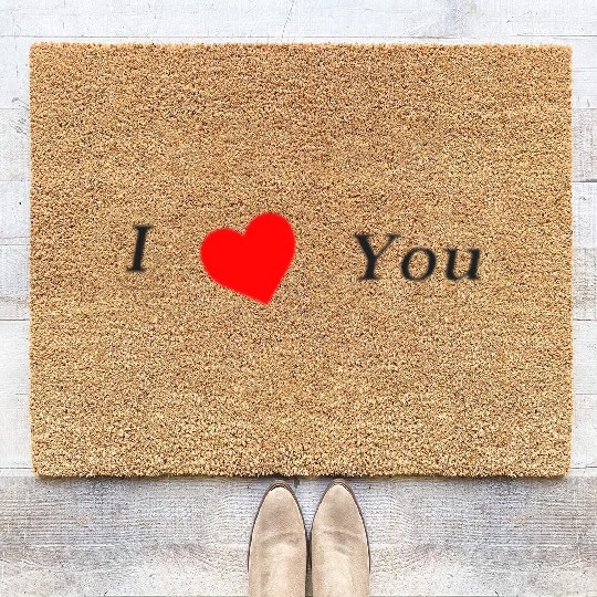 I love you Coir Doormats