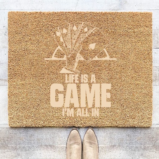 Poker Casino Poker Player Gambling Roulette Coir Doormats