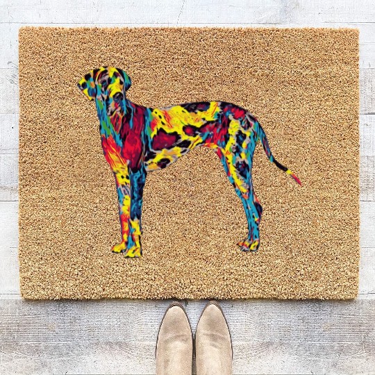 Big Dog Great Dane Coir Doormats
