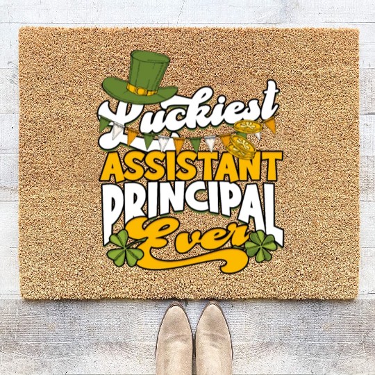 Assistant Principal Back School Teacher Principal Coir Doormats