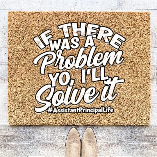 Assistant Principal Back School Teacher Principal Coir Doormats