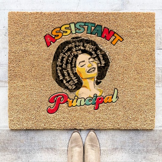 Assistant Principal Back School Teacher Principal Coir Doormats