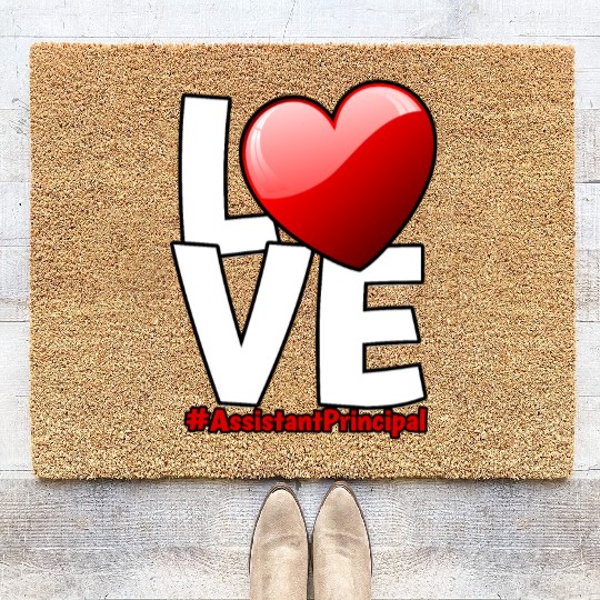 Assistant Principal Back School Teacher Principal Coir Doormats