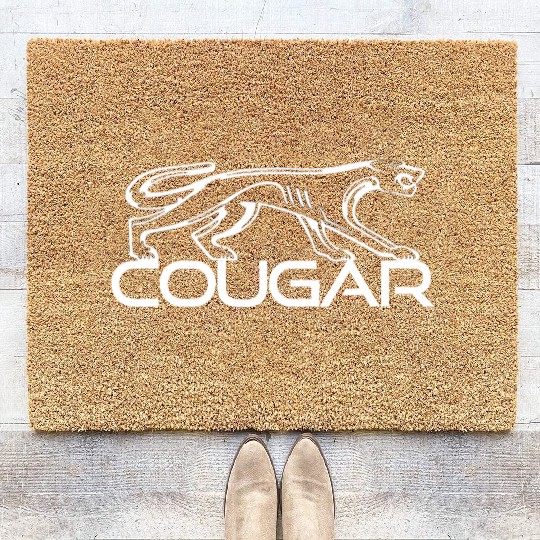 Cougar American Mountain Lion Coir Doormats