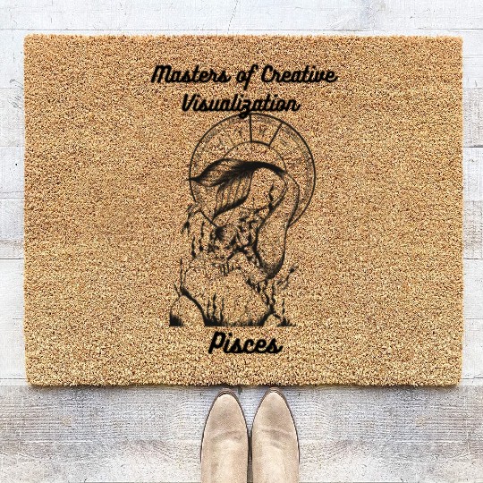 Pisces Coir Doormats Master of Creative visualization