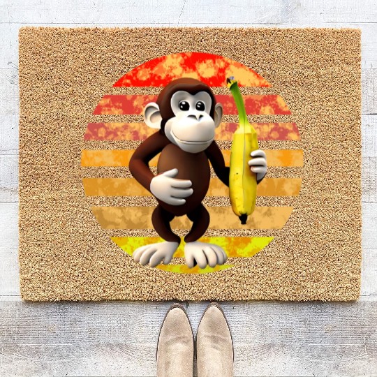 Banana monkey Coir Doormats