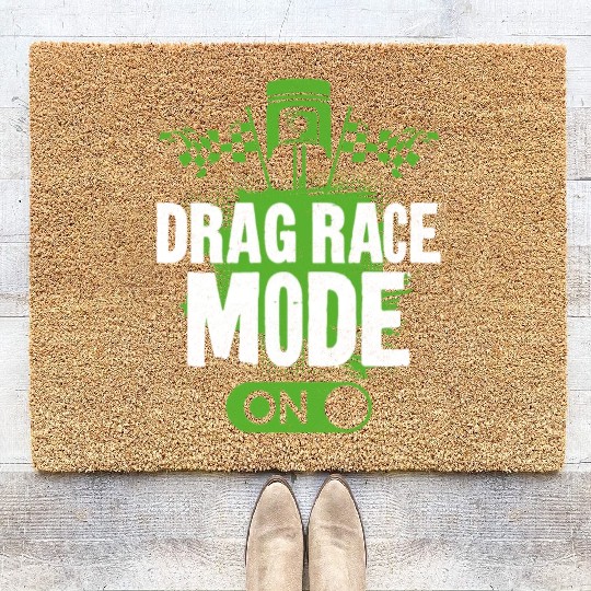Drag Racing Race Car Drag Race Coir Doormats