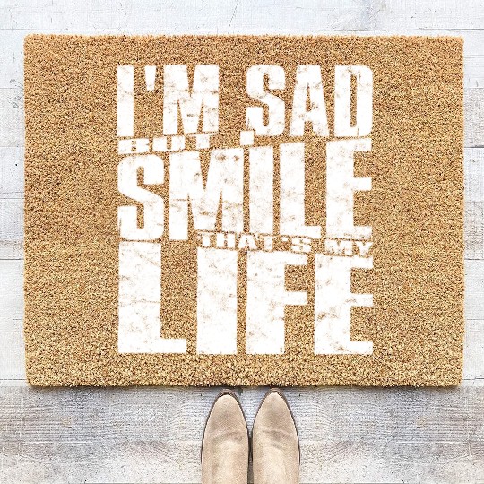 Fight Depression Prevention Mental Awareness Coir Doormats