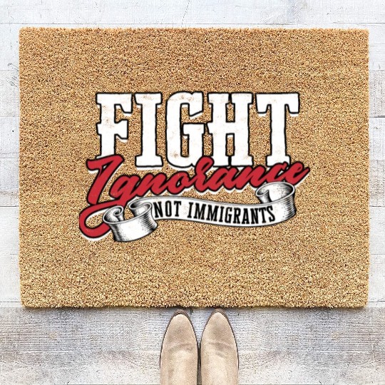 US Immigrant Indigenous USA Immigrants america Coir Doormats