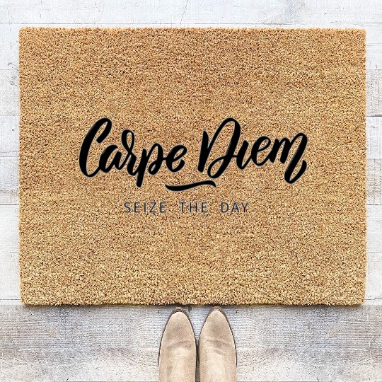 Carpe Diem Coir Doormats