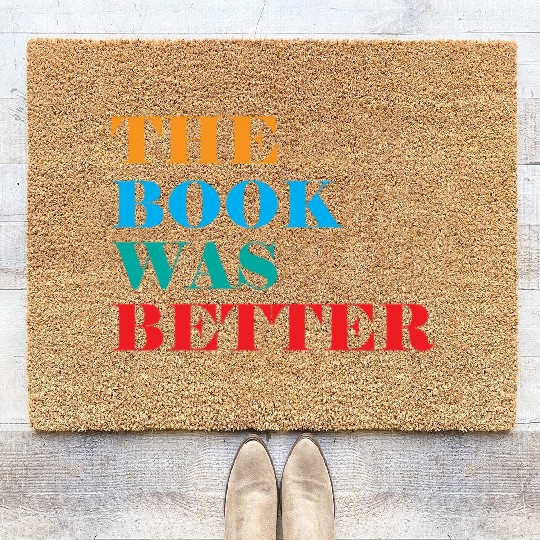 Book Club The Book Was Better Coir Doormats