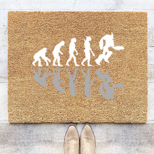 Robotics Human Evolution Robot Lover Engineering Coir Doormats