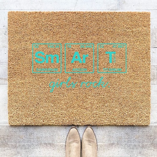 SMART GIRLS ROCK - Elements Periodic Table Coir Doormats