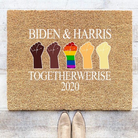 Joe Biden Kamala Harris 2020 Coir Doormats