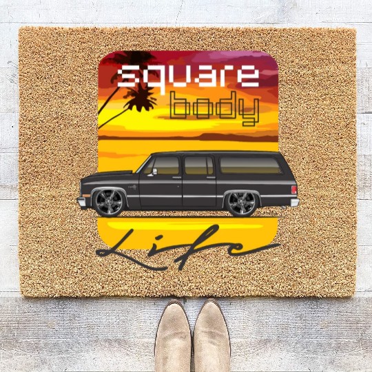 life Midnight Black Coir Doormats