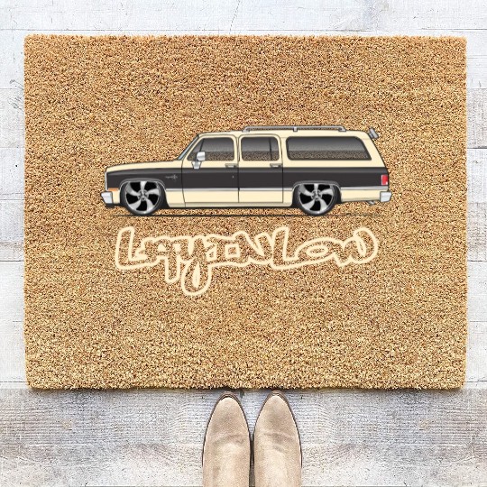 layinlow Santa Fe Tan Coir Doormats