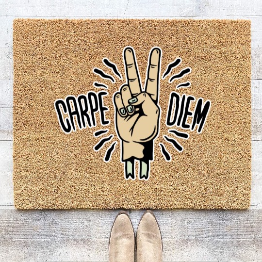 Carpe Diem Coir Doormats
