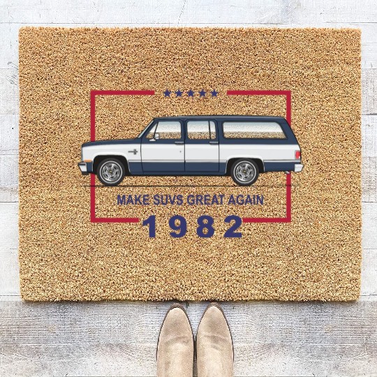 1982 Midnight Blue Coir Doormats