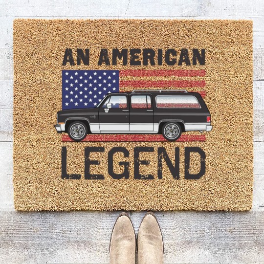 legend Midnight Black Coir Doormats
