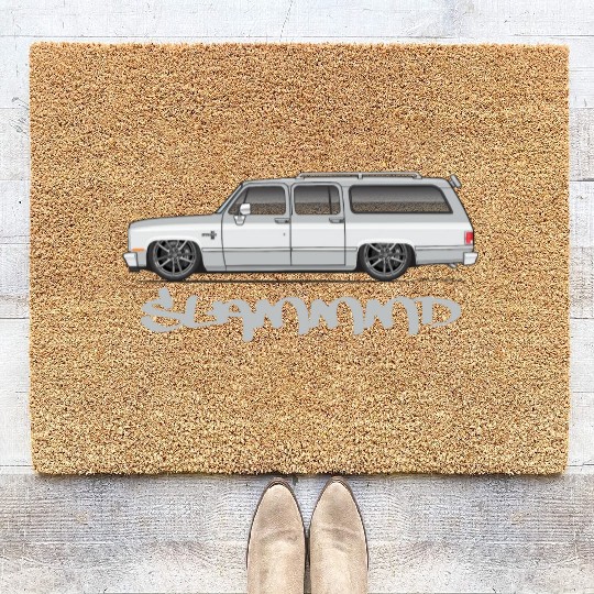 SLAMMMD Light Silver Coir Doormats