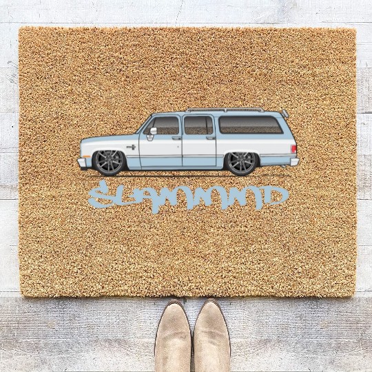 SLAMMMD Light Blue Coir Doormats