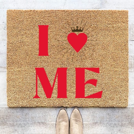 I Love Me 5 Coir Doormats