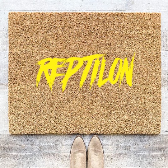 Reptilon Yellow Solo Coir Doormats