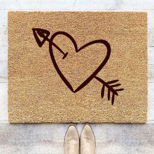 I Love My Girlfriend Coir Doormats