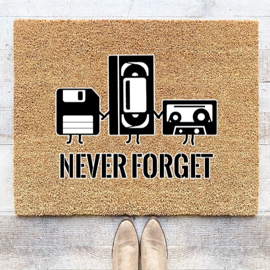 Never Forget 90s Coir Doormats