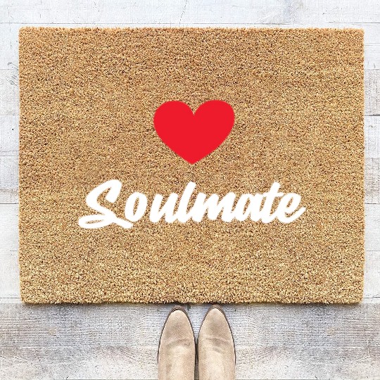 Soulmate Valentine's Day Coir Doormats