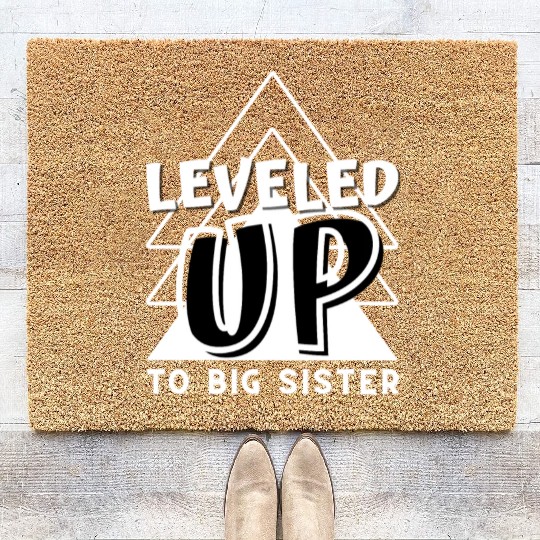 Level Up to big sister Coir Doormats