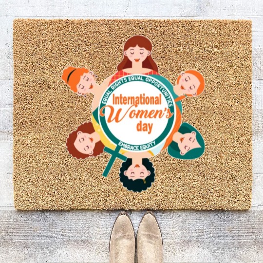 International Women's Day: Embrace Equity Coir Doormats