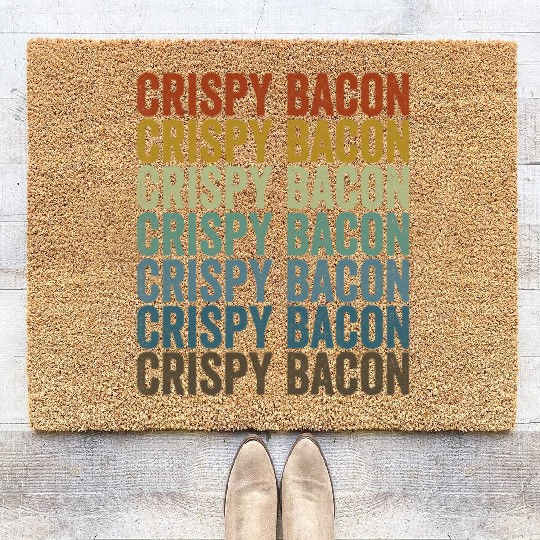 Crispy Bacon Bacon Lover Coir Doormats