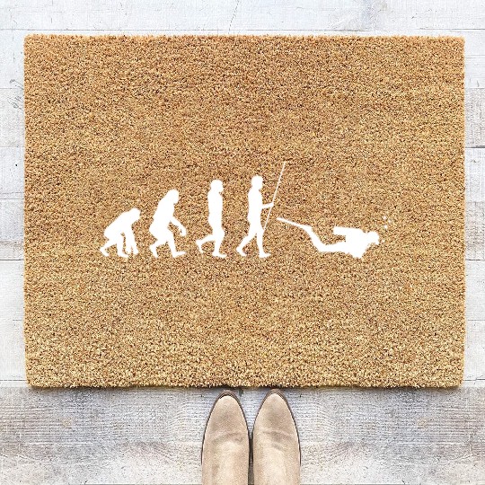 Scuba Diving Evolution Deep Sea Diving Snorkeling Coir Doormats